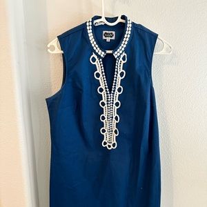 Mud Pie navy sleeveless dress